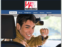 Tablet Screenshot of fahrschule-matz.de